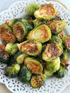 brussel sprouts on plate